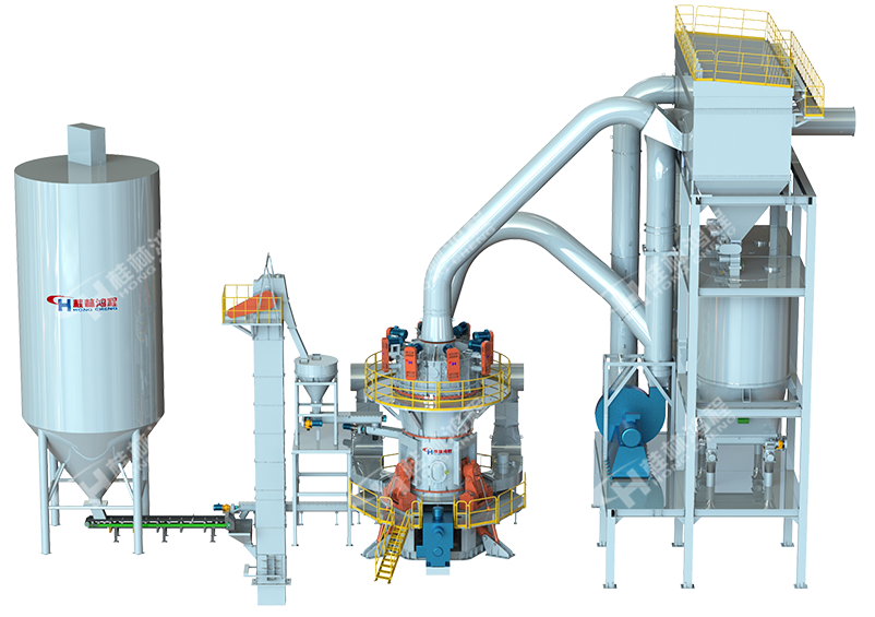 HLMX超細立式磨粉機生產線效果圖